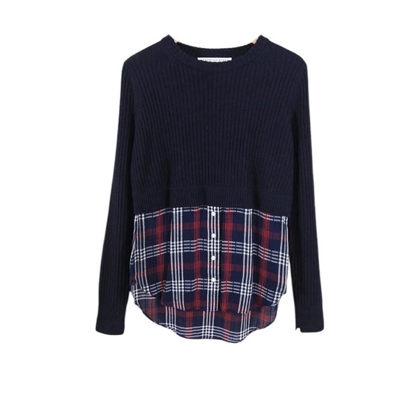 Veronica Beard Navy Garett Wool Sweater Jumper - Picture 2 of 7
